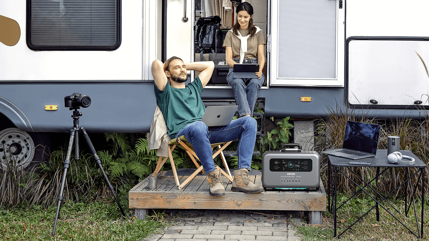 SuperBase Pro powering a camper van setup